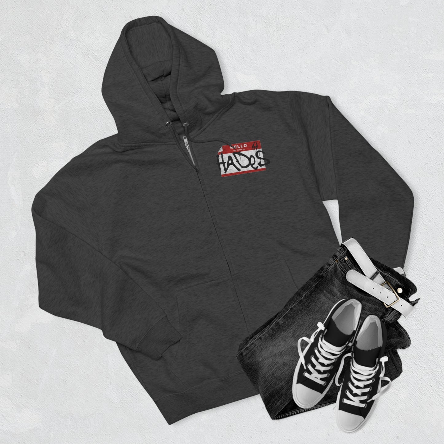 Hades Graffiti Artist | Zipped Hoodie