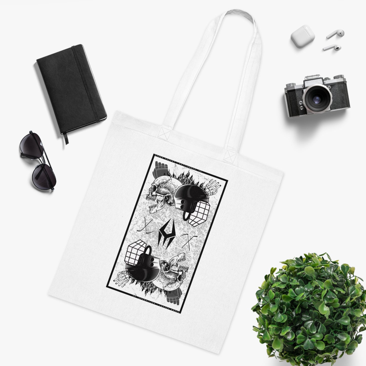 Hockey In Hell Tote Bag