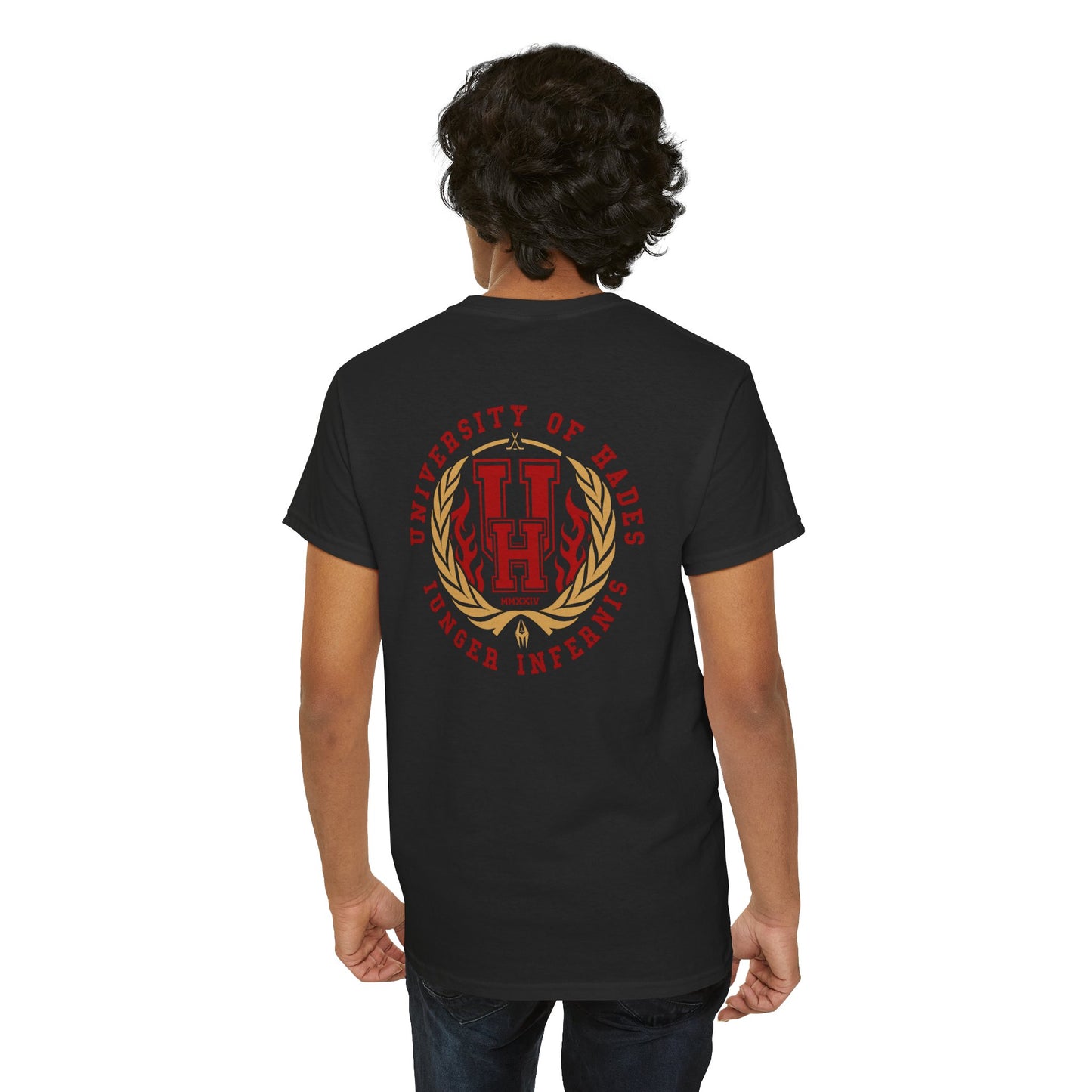 Uni Of Hades | Tee | Logo Back Print