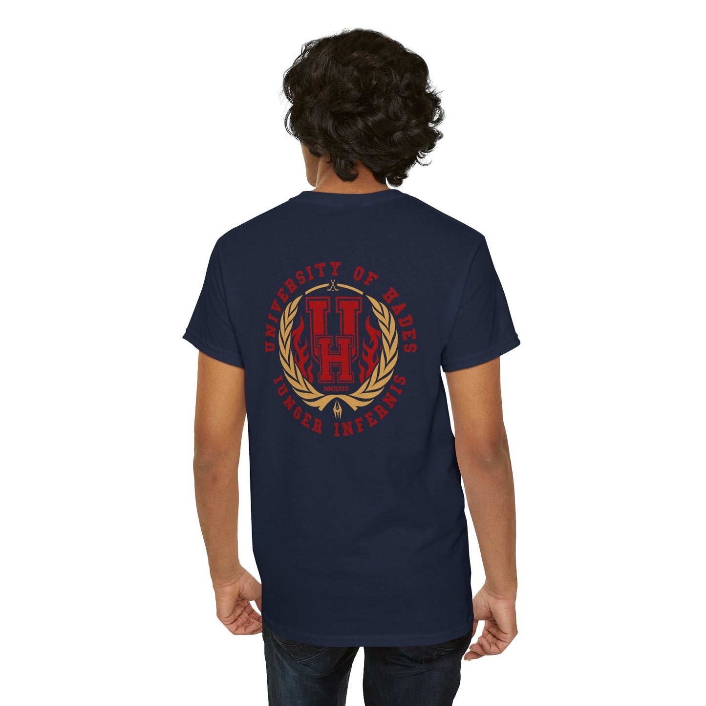 Uni Of Hades | Tee | Logo Back Print