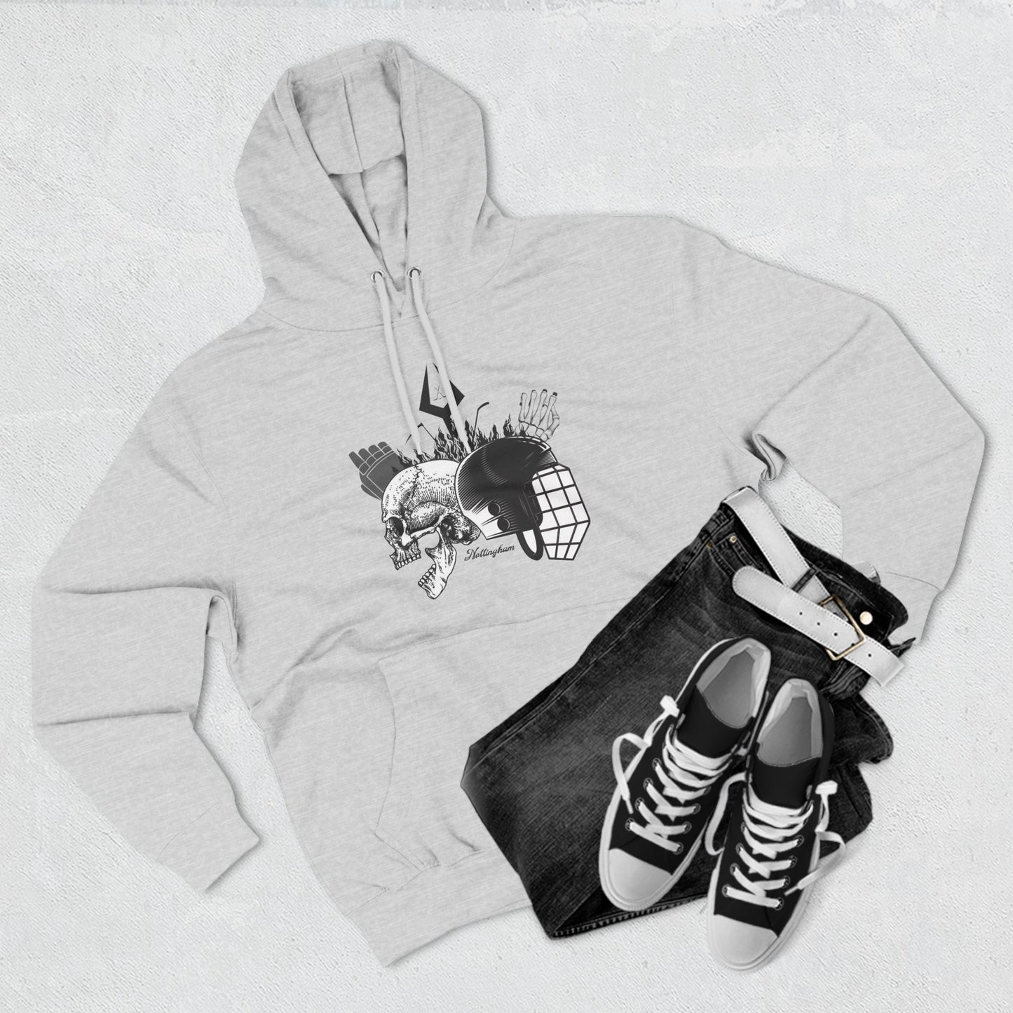 Hockey in Hell Fleece Hoodie