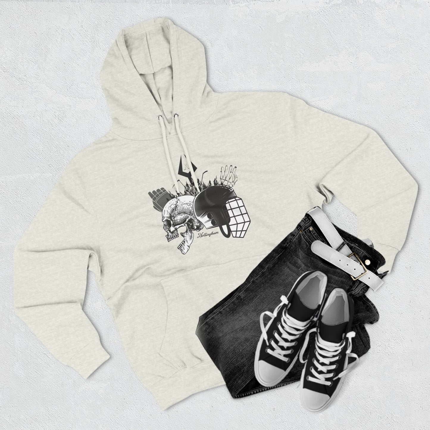 Hockey in Hell Fleece Hoodie
