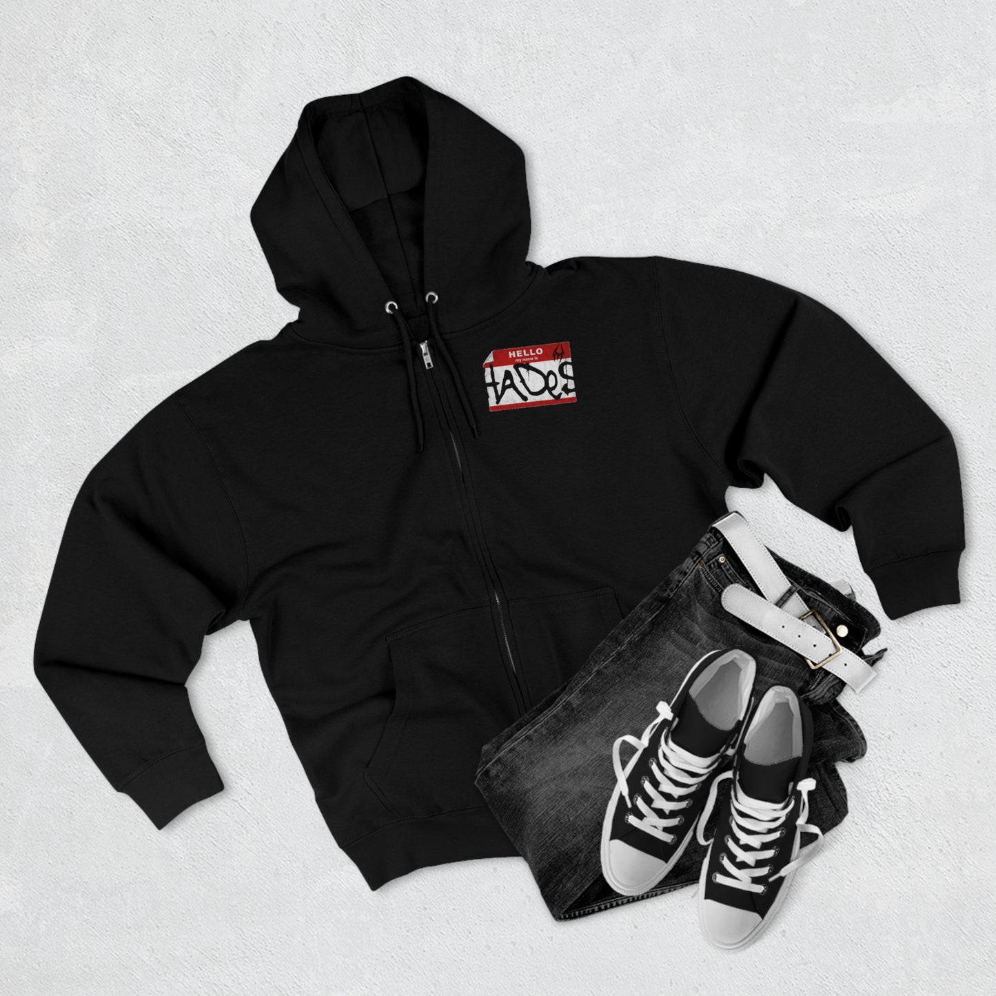 Hades Graffiti Artist | Zipped Hoodie