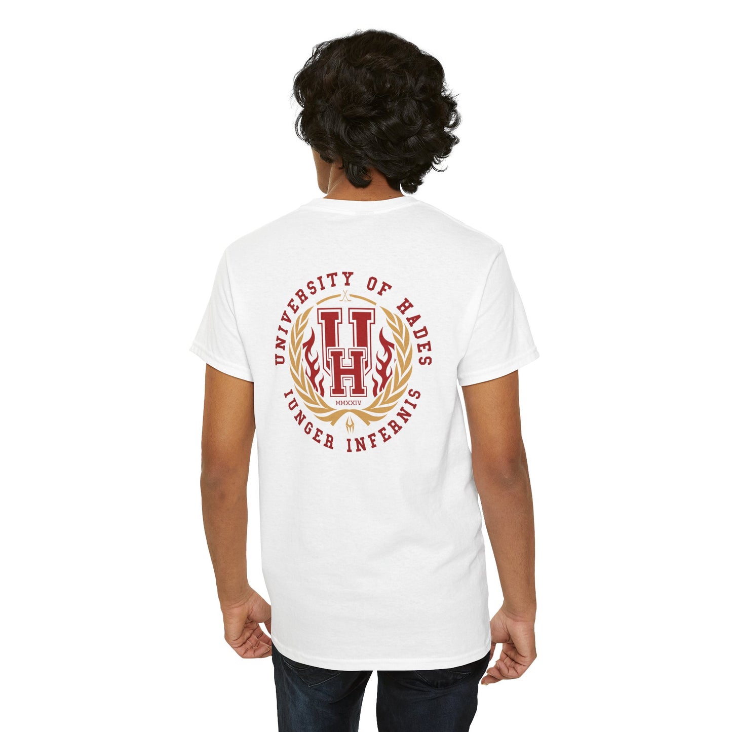 Uni Of Hades | Tee | Logo Back Print