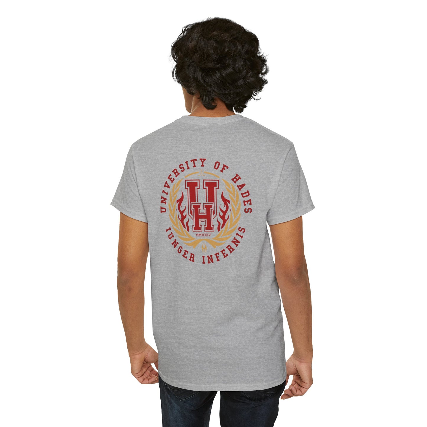 Uni Of Hades | Tee | Logo Back Print