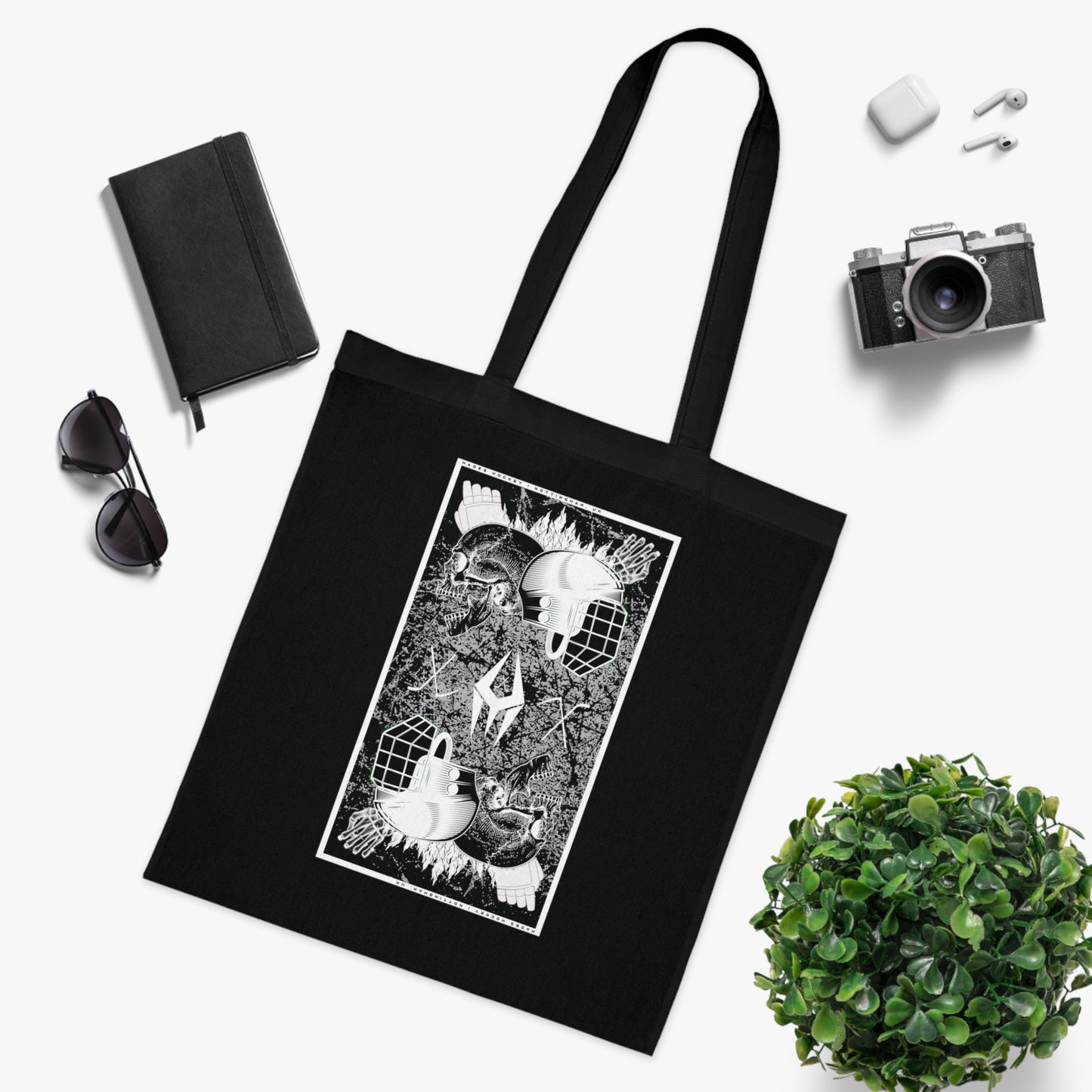 Hockey In Hell Tote Bag