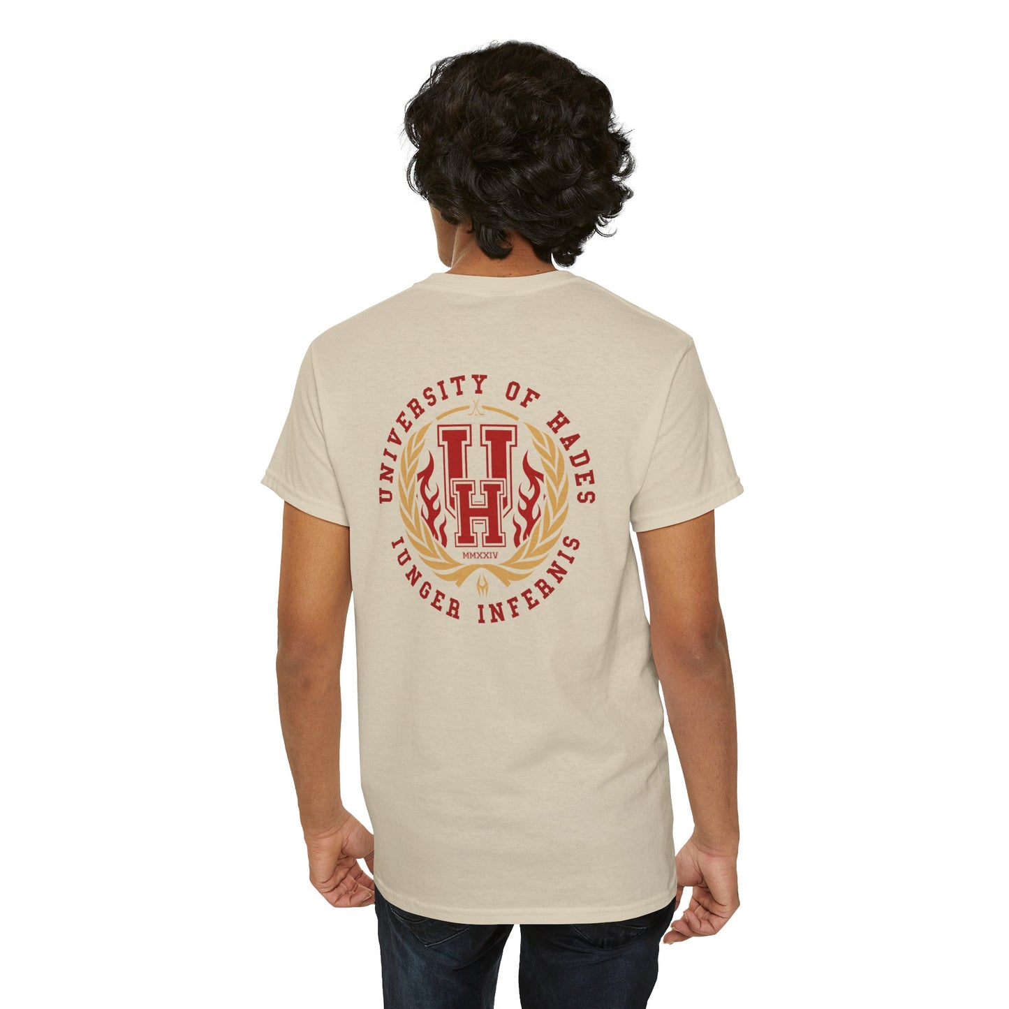 Uni Of Hades | Tee | Logo Back Print
