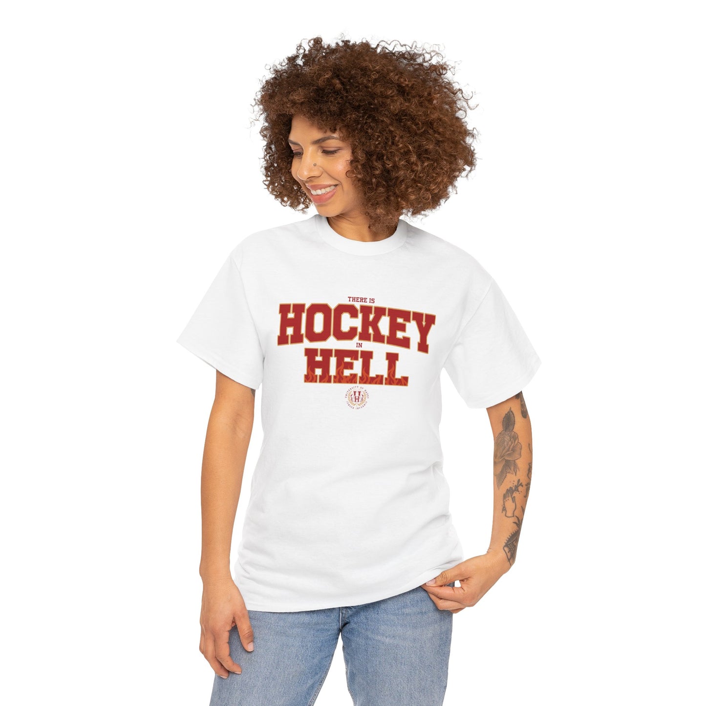 Uni Of Hades | Tee | Logo Back Print