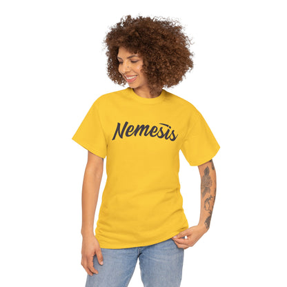 Nemesis BHC | Script Font Tee