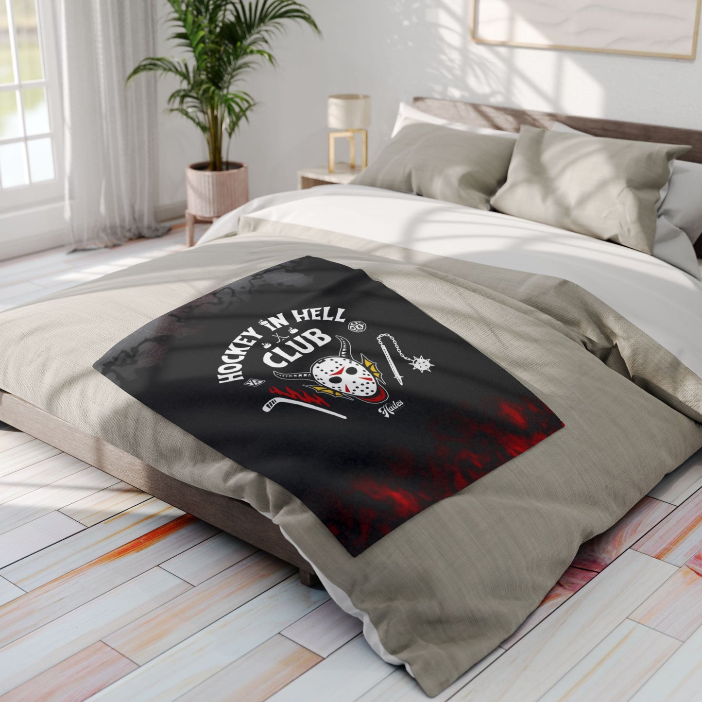 Hockey in Hell(fire) club | Fleece Blanket