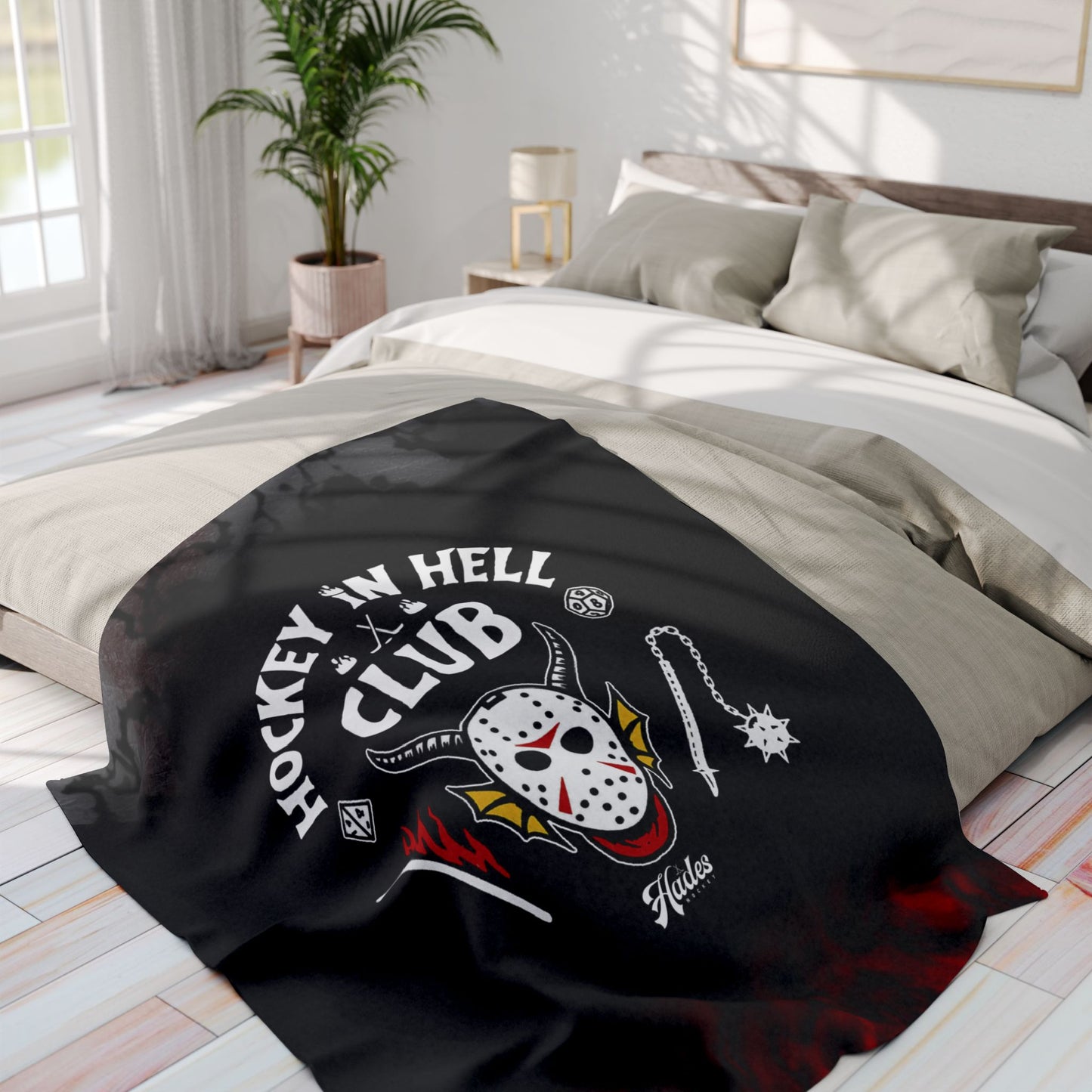Hockey in Hell(fire) club | Fleece Blanket