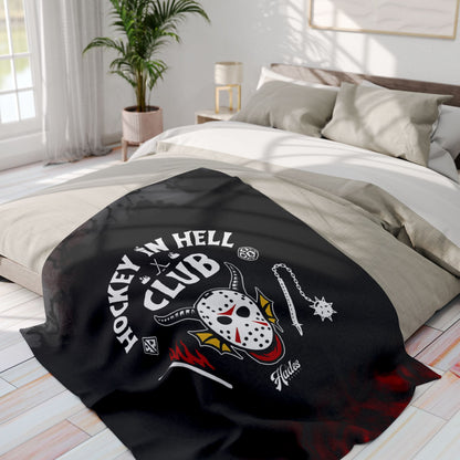 Hockey in Hell(fire) club | Fleece Blanket