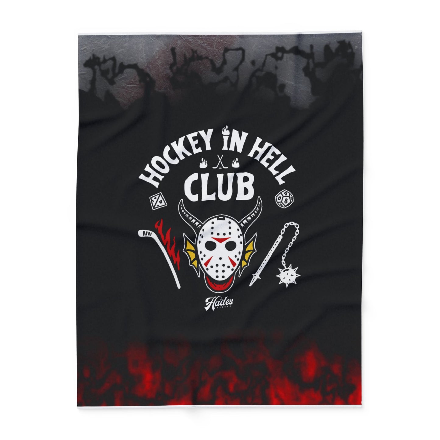 Hockey in Hell(fire) club | Fleece Blanket