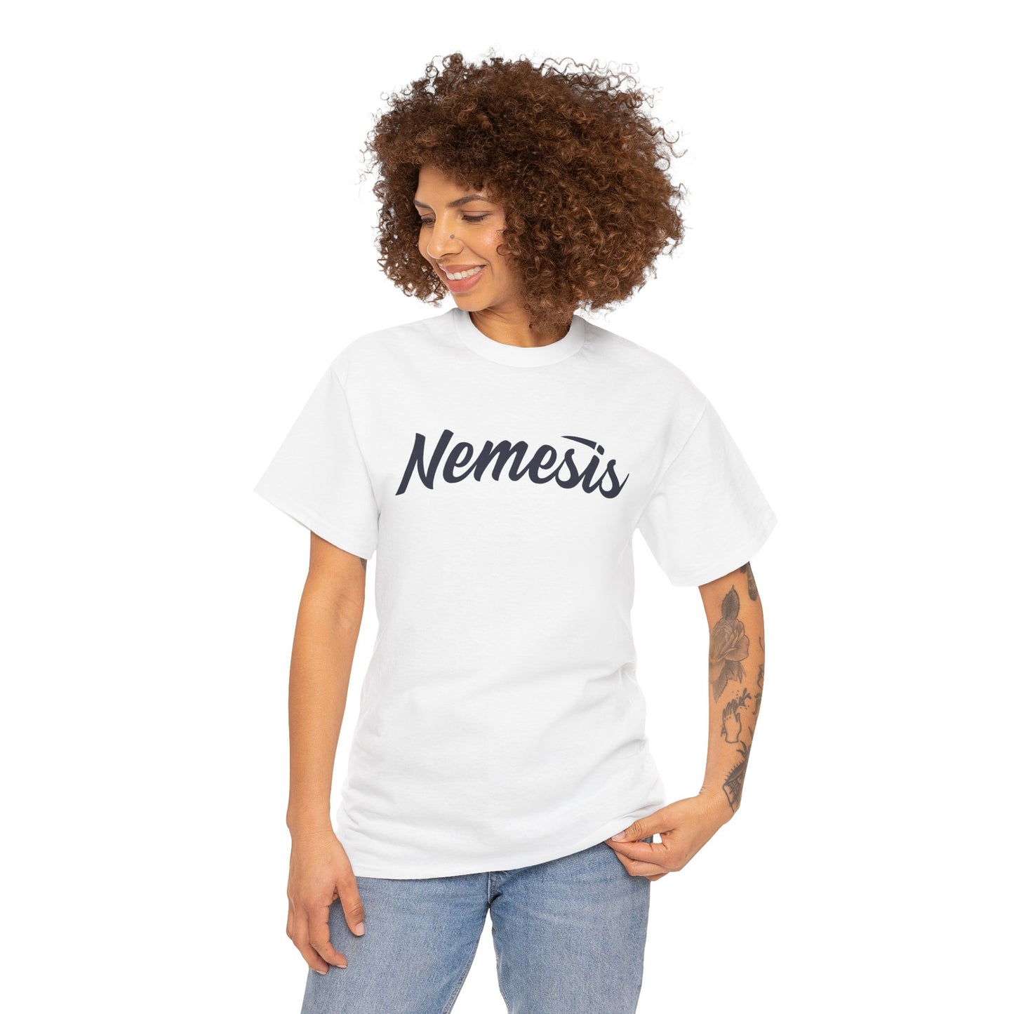 Nemesis BHC | Script Font Tee