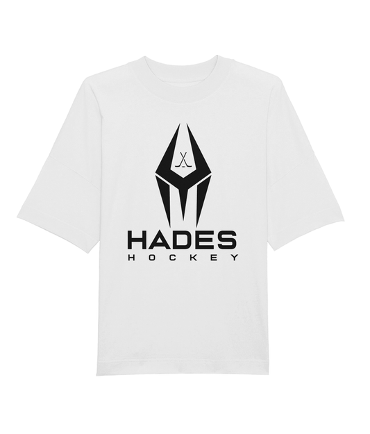 Hades Bident Logo Tee | Oversized Premium Black