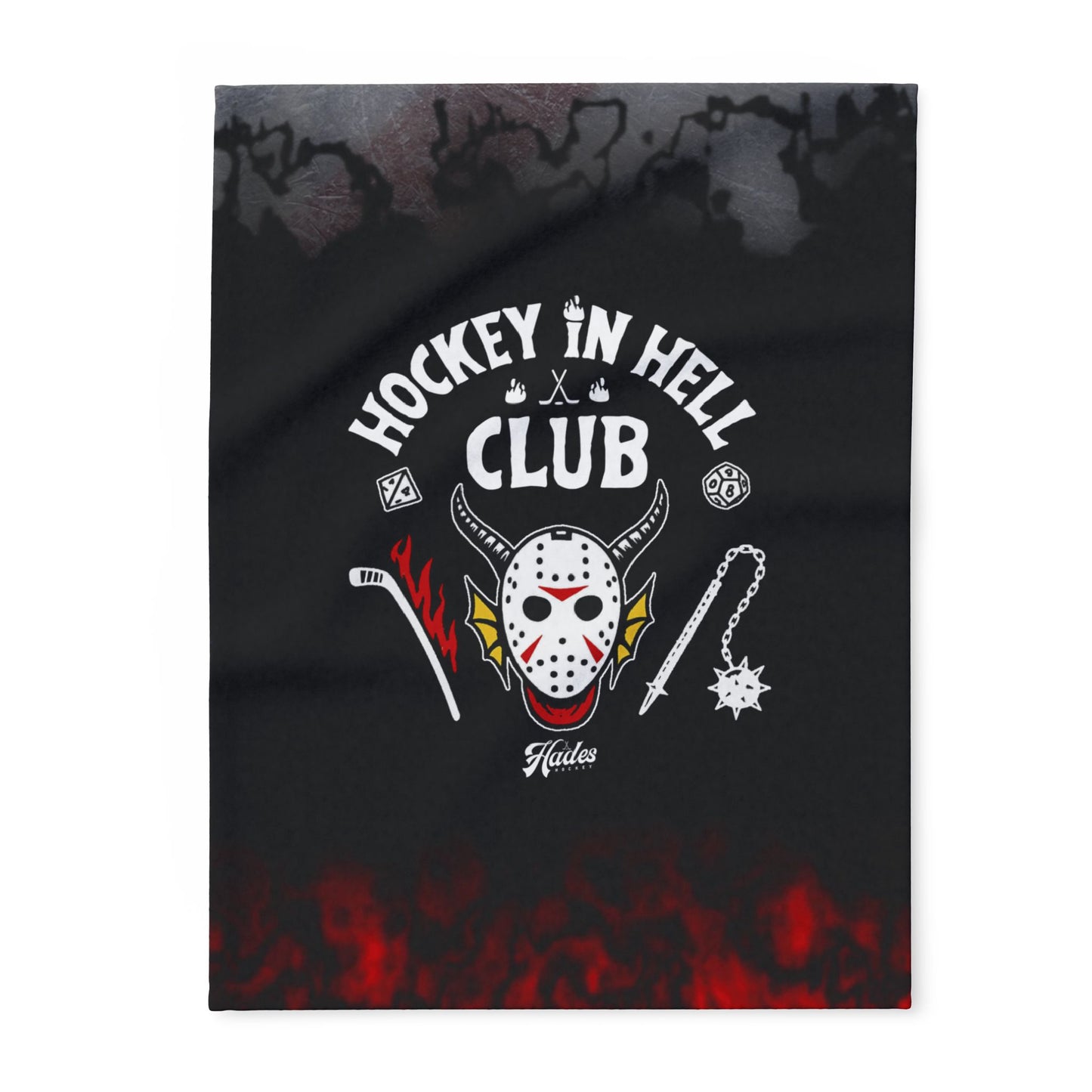 Hockey in Hell(fire) club | Fleece Blanket