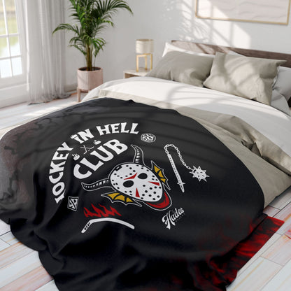 Hockey in Hell(fire) club | Fleece Blanket